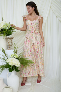 Blu Pepper Aster Floral Midi Dress  - The Attic Boutique