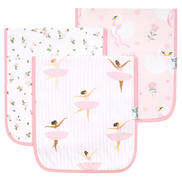 Copper Pearl Katerina Burp Cloth Set  - The Attic Boutique