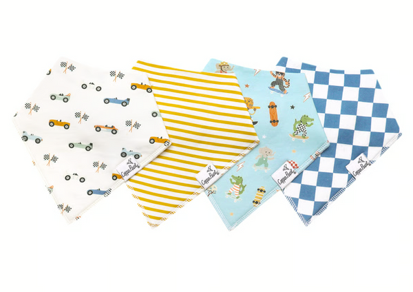 Copper Pearl Speedster Bandana Bib Set  - The Attic Boutique