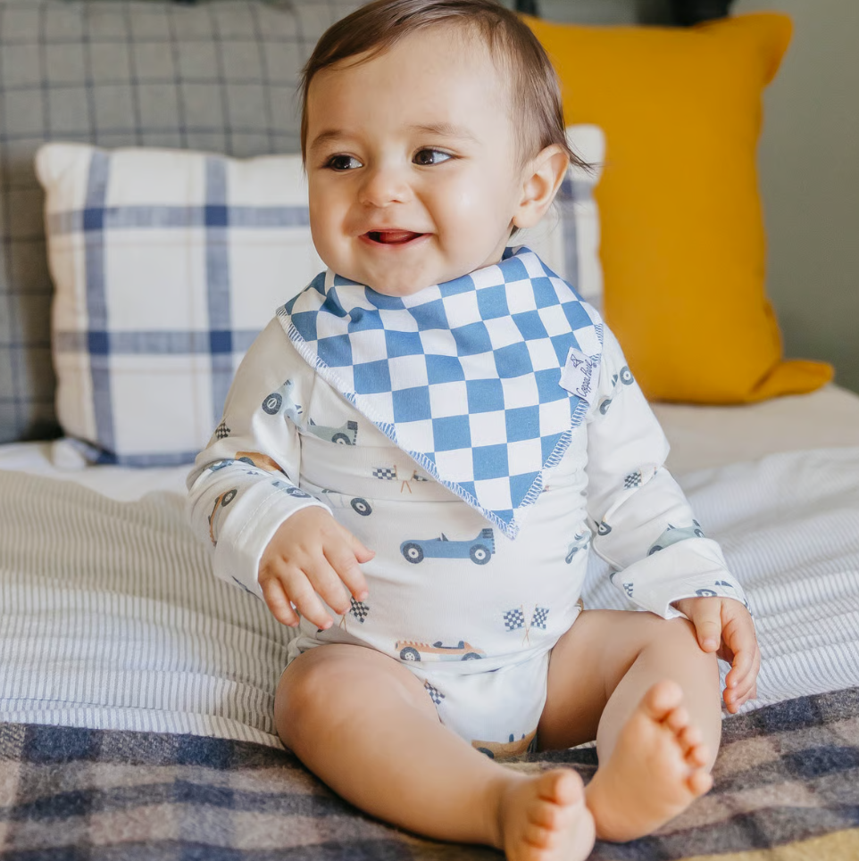 Copper Pearl Speedster Bandana Bib Set  - The Attic Boutique