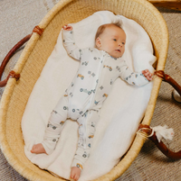 Copper Pearl Speedster Convertible Zip-up Footie  - The Attic Boutique