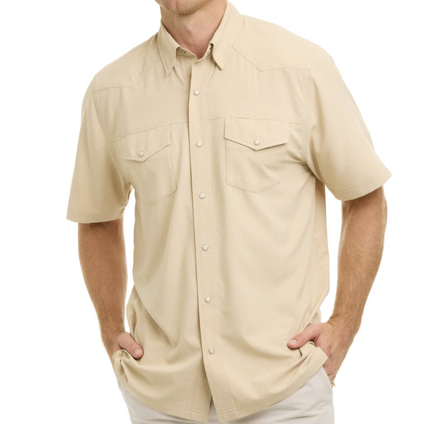 GameGuard Khaki Drover Shirt  - The Attic Boutique
