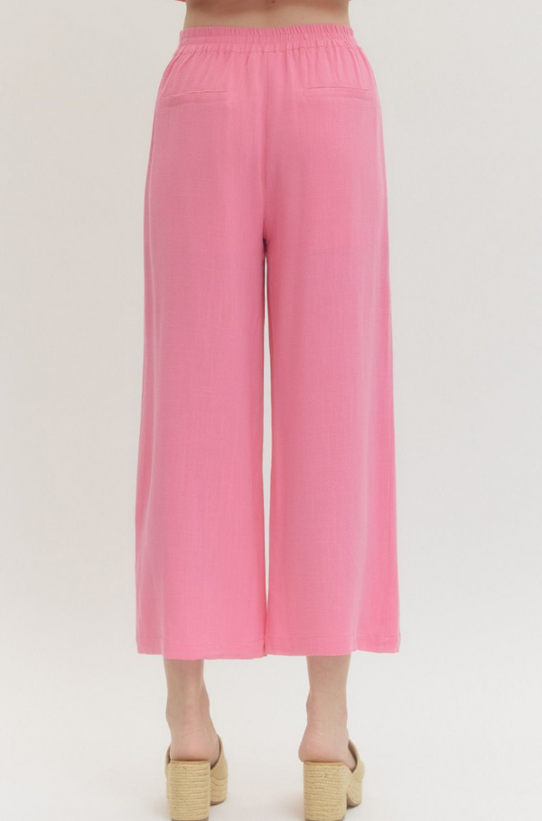 Entro Lena Pink Pants  - The Attic Boutique