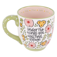 Glory Haus Refuge Red Bird Mug  - The Attic Boutique
