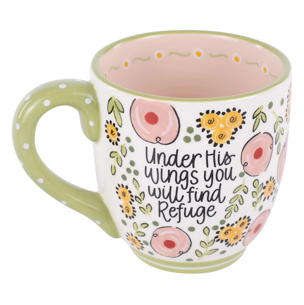 Glory Haus Refuge Red Bird Mug  - The Attic Boutique