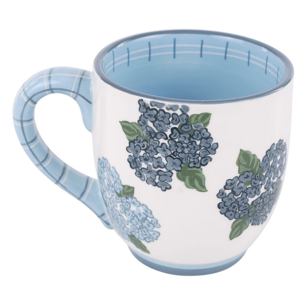 Glory Haus His Mercies Hydrangea Mug  - The Attic Boutique