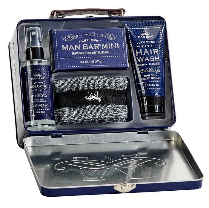 Man Bar Man Bar Travel Kit Bergamot  - The Attic Boutique