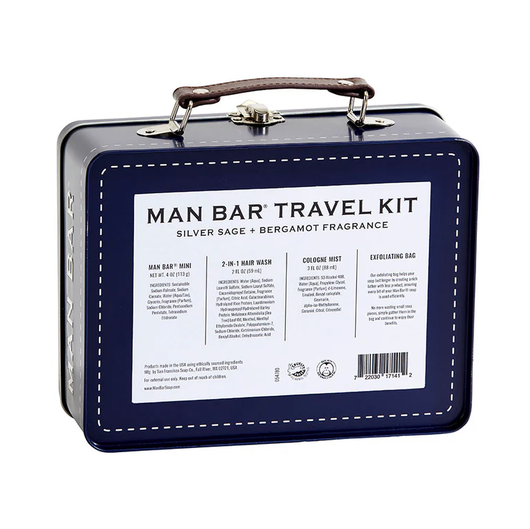 Man Bar Man Bar Travel Kit Bergamot  - The Attic Boutique