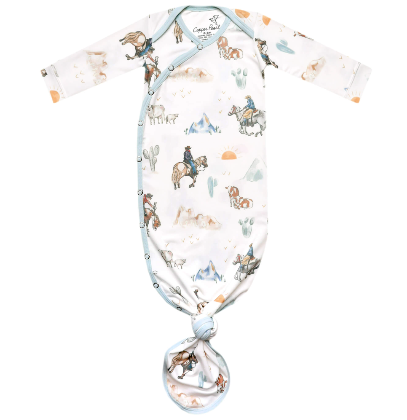 Boone Newborn Knotted Gown