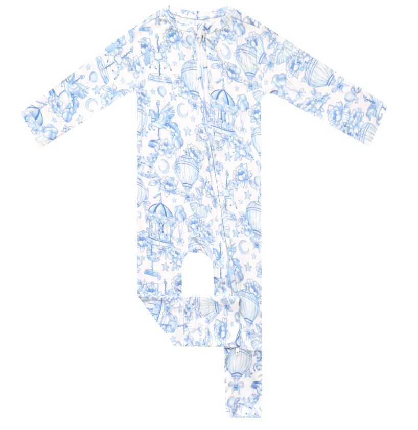 Vintage Carnival Convertible Footie