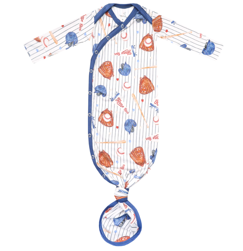All Star Newborn Knotted Gown
