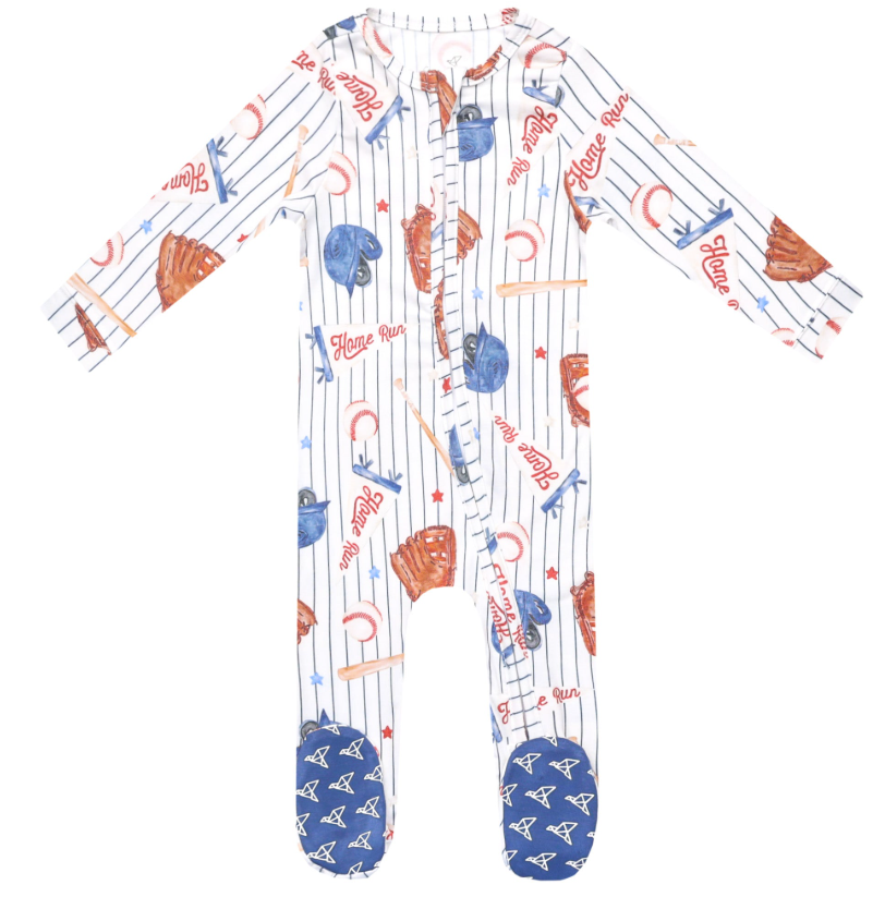 All Star Zip Up Footie