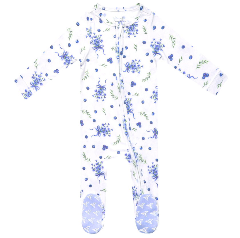 Catherine Zip Up Footie