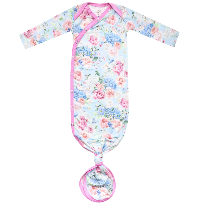 Genevieve Newborn Knotted Gown