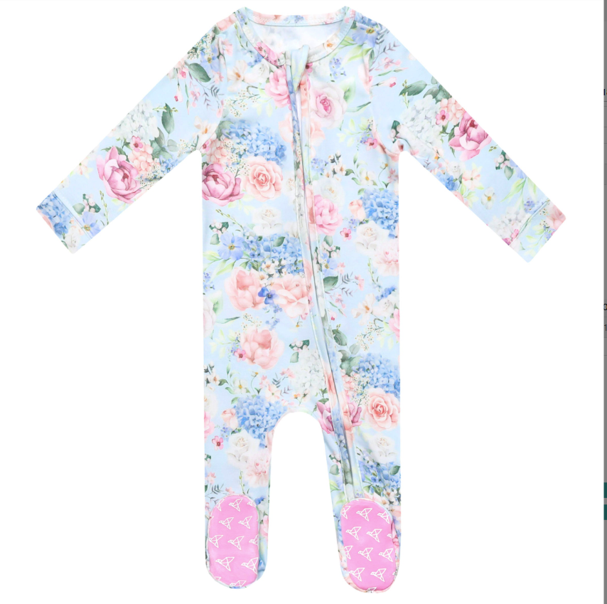 Genevieve Zip Up Footie
