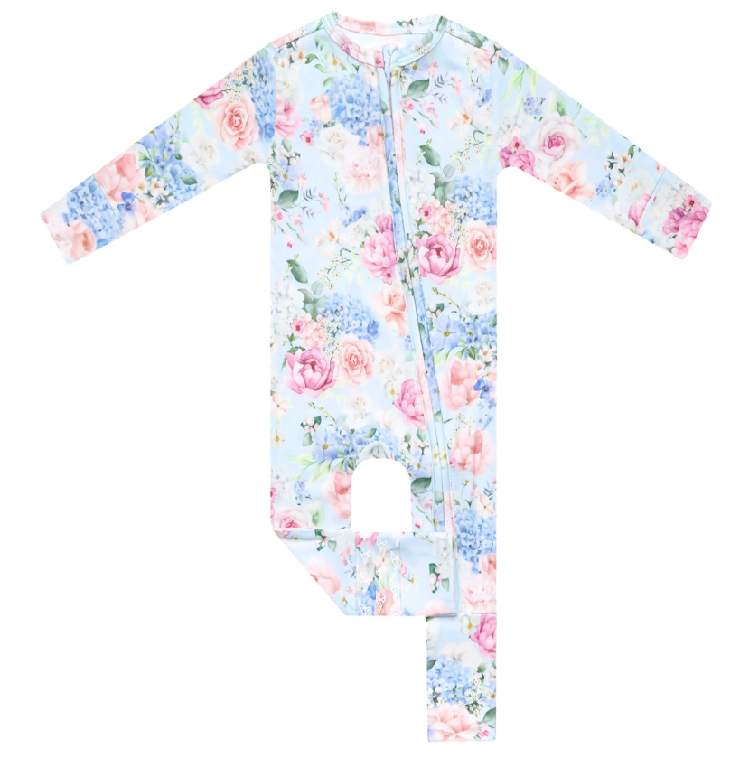 Genevieve Convertible Zip-Up Footie