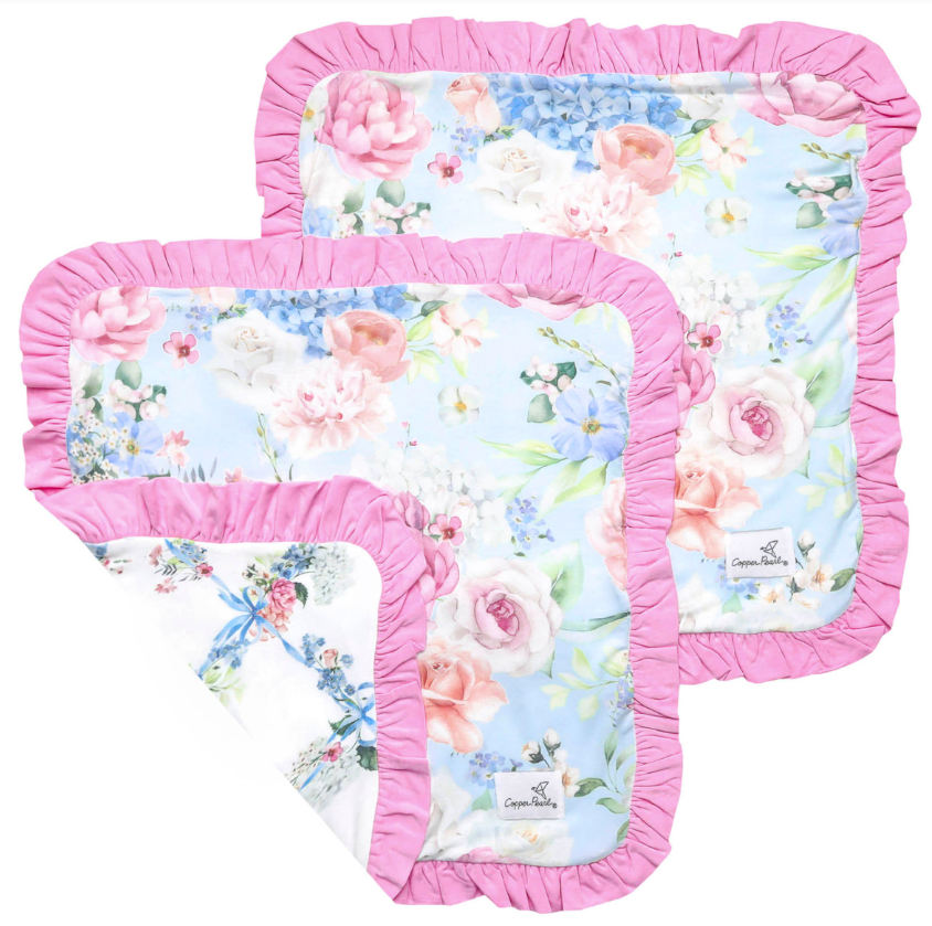 Genevieve Ruffled Security Blanket