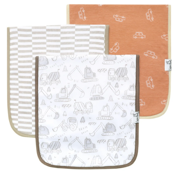 Copper Pearl Gage Premium Burp Cloths  - The Attic Boutique