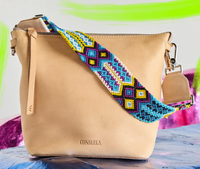 CONSUELA Blueberry Wide Woven Shoulder Strap Shoulder Strap - The Attic Boutique