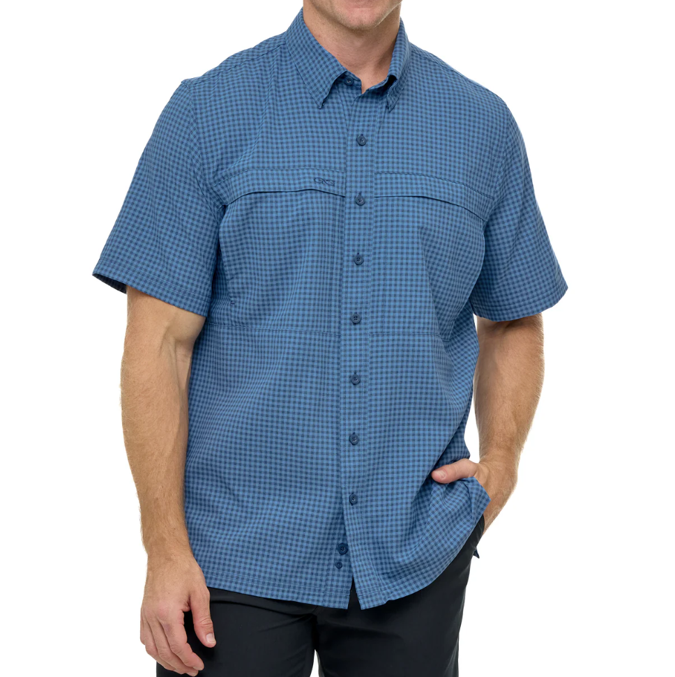 GameGuard Slate Tekcheck Short Sleeve Shirt - The Attic Boutique