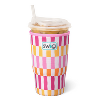 Swig Sherbet Stripe Large Iced Cup Coolie  - The Attic Boutique