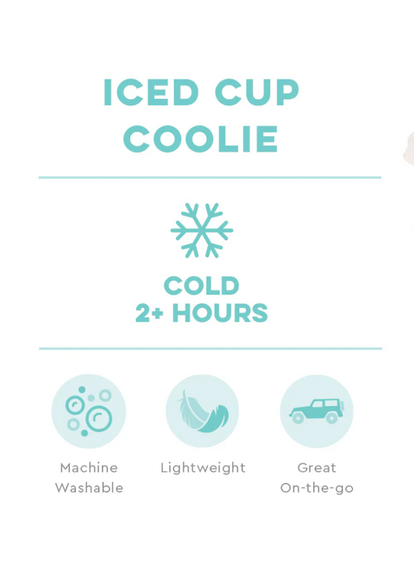 Swig Aquamarine Medium Iced Cup Coolie  - The Attic Boutique