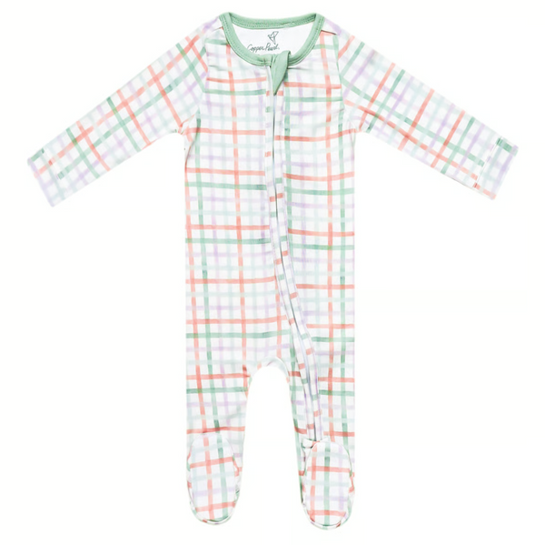 Copper Pearl Madelyn Zip-up Footie  - The Attic Boutique