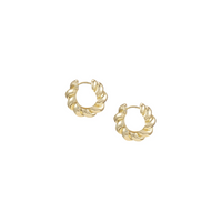 Natalie Wood Designs Heritage Mini Hoop Earrings in Gold  - The Attic Boutique