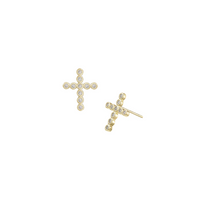 Natalie Wood Designs Legacy Cross Stud Earrings  - The Attic Boutique