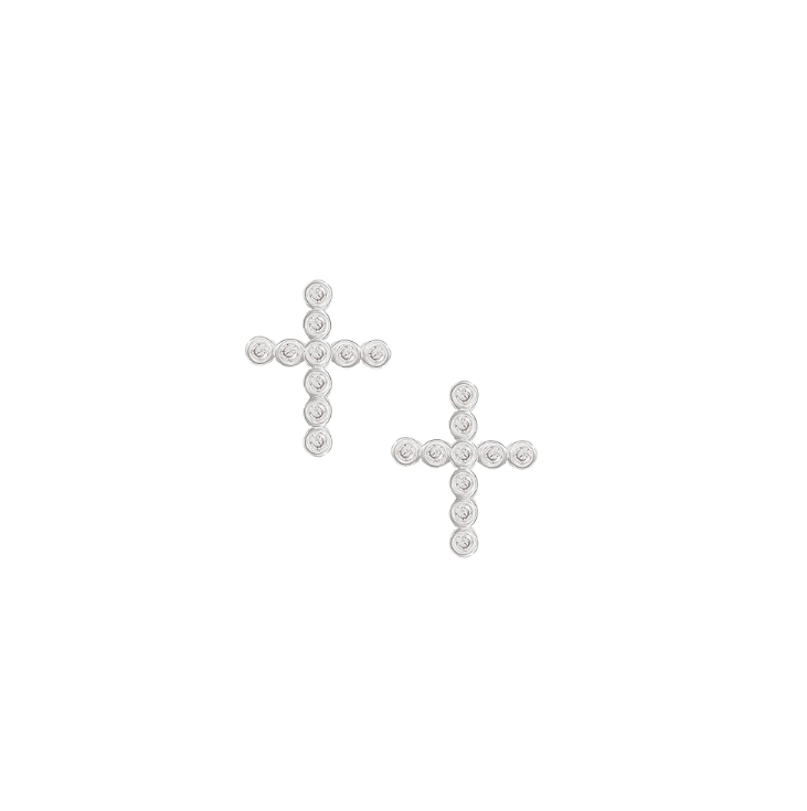 Natalie Wood Designs Legacy Cross Stud Earrings  - The Attic Boutique