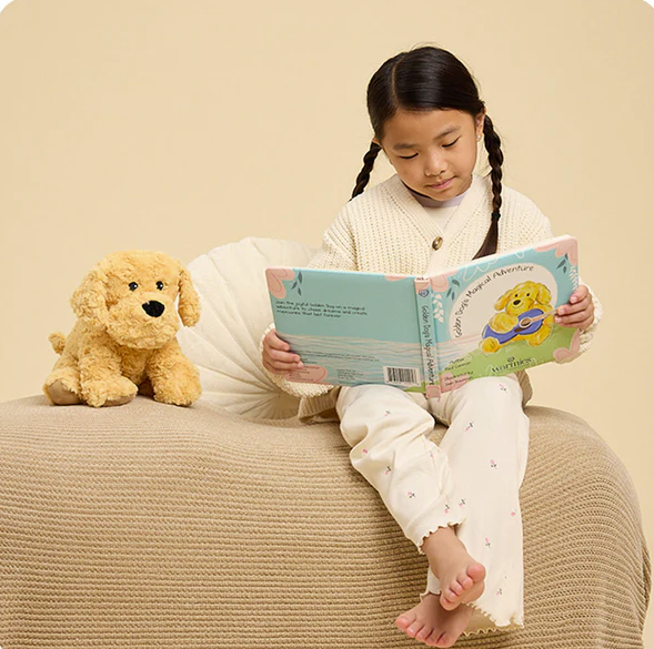 Warmies Golden Dog's Magical Adventure Book  - The Attic Boutique