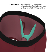The Attic Boutique The Sommelier Burgundy Ball Hammock® Pouch Underwear With Fly Apparel & Accessories - The Attic Boutique