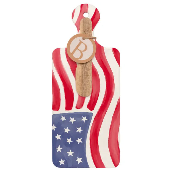 The Attic Boutique Stars & Stripe Cuterie Set  - The Attic Boutique