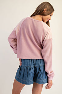 ee:some Rosewood Knit Top  - The Attic Boutique