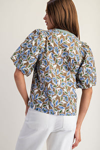 ee:some Jane Botanical Top  - The Attic Boutique