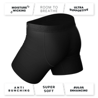 The Attic Boutique The 009 Black Tuxedo Ball Hammock® Pouch Underwear With Fly Apparel & Accessories - The Attic Boutique