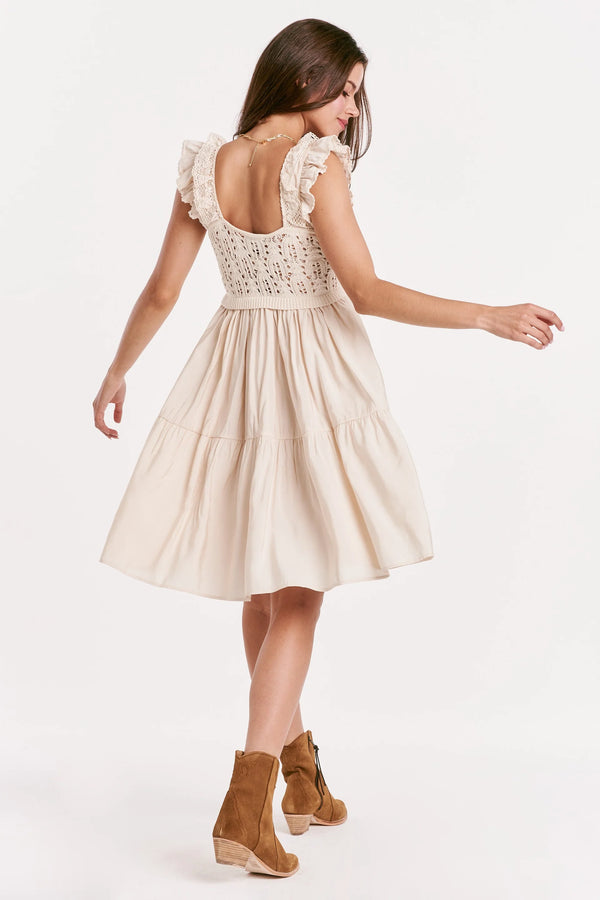Another Love Clementine Cream Dress Apparel & Accessories - The Attic Boutique