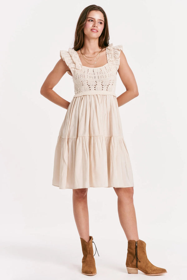 Another Love Clementine Cream Dress Apparel & Accessories - The Attic Boutique