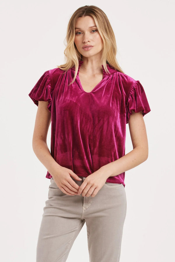 Another Love Eira Blackberry Top top - The Attic Boutique