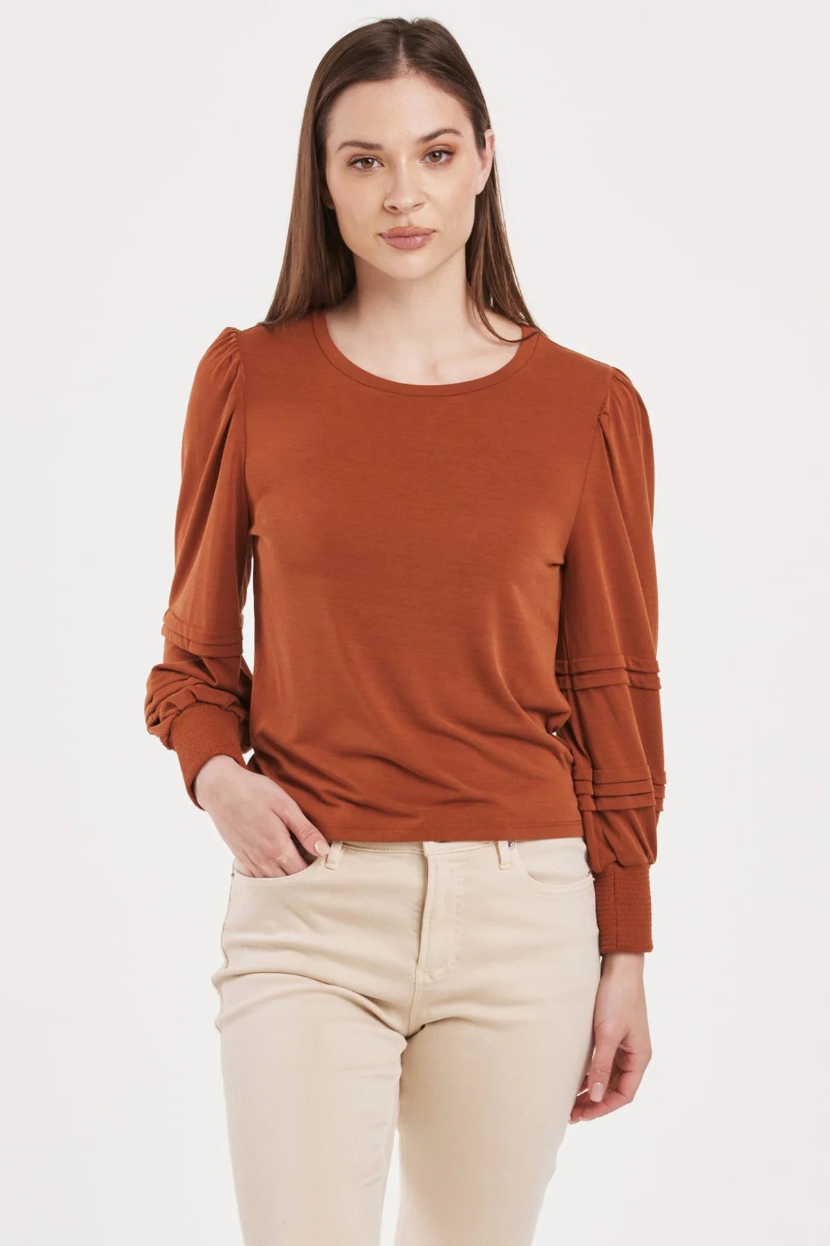 Another Love Anika Roasted Pecan Top Top - The Attic Boutique