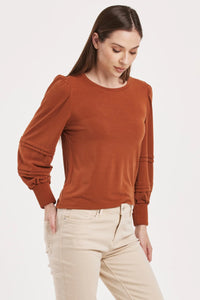 Another Love Anika Roasted Pecan Top Top - The Attic Boutique