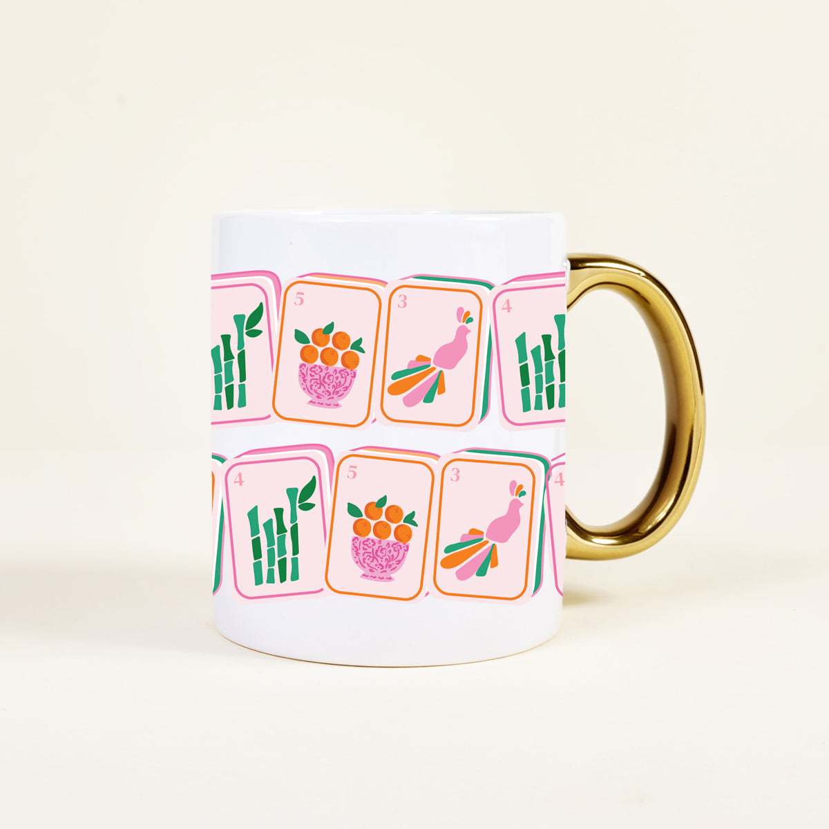 The Darling Effect Mahjong Tiles Ceramic Mug  - The Attic Boutique