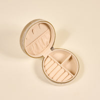 The Darling Effect Petals Aqua Velvet Jewelry Case  - The Attic Boutique