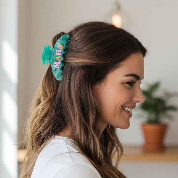 The Darling Effect Mahj Word Up Claw Clip  - The Attic Boutique