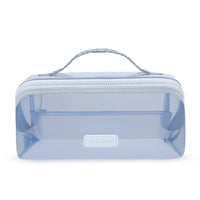 Jelly Cosmetic Bag – Waterproof Lay-Flat Makeup Bag