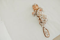Copper Pearl Blitz Newborn Knotted Gown Baby - The Attic Boutique