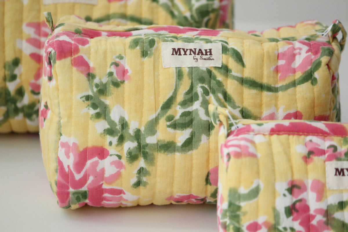 MYNAHbySmitha Camellia Travel Bags  - The Attic Boutique