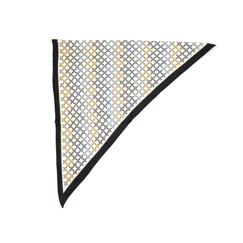 Marlowe Black Multi-Print Scarf