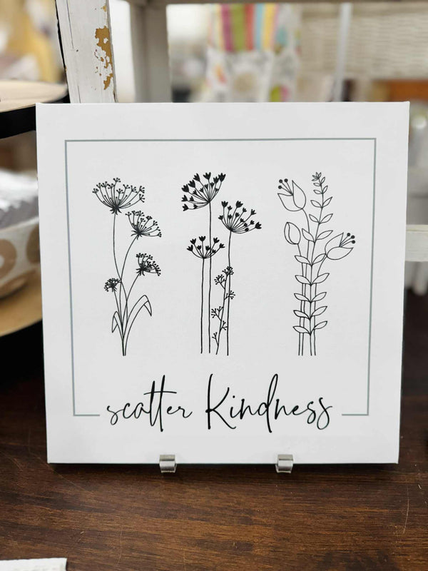 The Attic Boutique Scatter Kindness Canvas  - The Attic Boutique