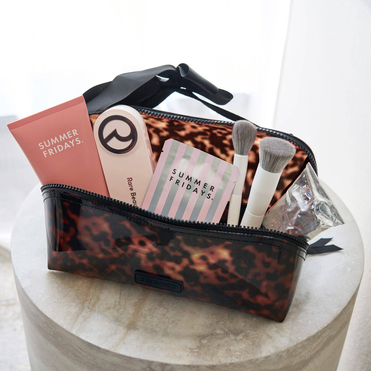 Jelly Cosmetic Bag – Waterproof Lay-Flat Makeup Bag